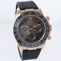 PAPERS MINT Rolex Daytona Chocolate Arabic Ceramic 116515 Rose Gold Rubber Watch Box