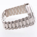 MINT Rolex Day Date II 2 White Gold 41mm President 218239 Silver Stick Dial Watch Box