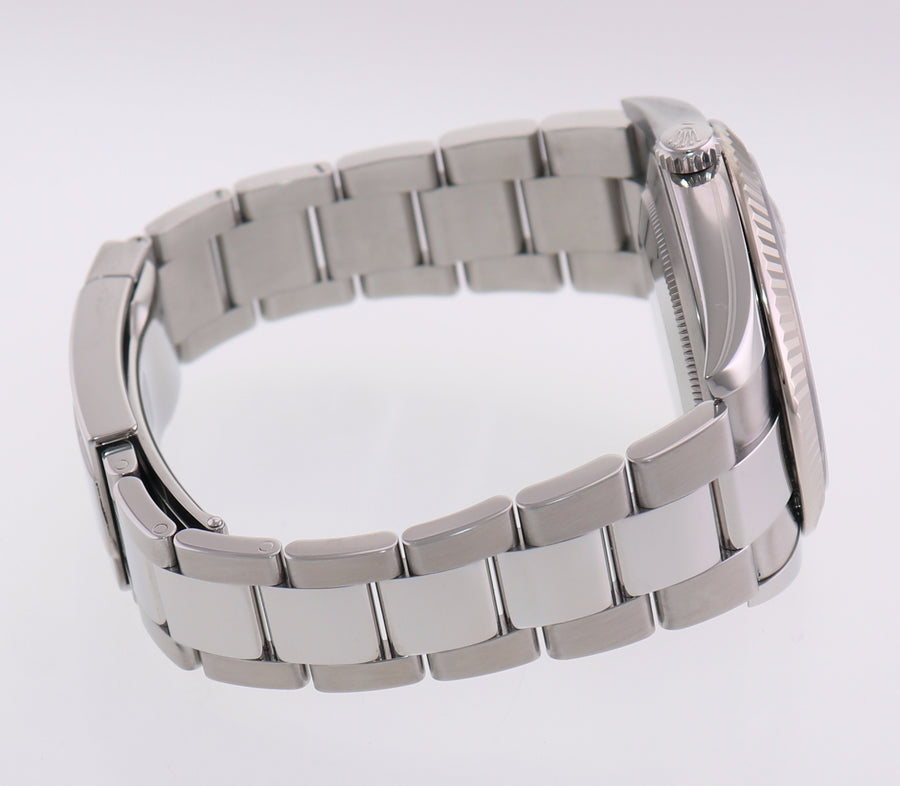 2023 MINT Rolex DateJust 41 Rhodium Stick Oyster Fluted 126334 Watch Box