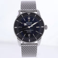 PAPERS Breitling Superocean Heritage II 46mm Black Steel Mesh AB2020 46mm Date Watch
