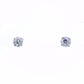 Modern 14k White Gold 2.21ctw G-H SI2 Diamond Stud Earrings