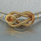 Cartier 18k Yellow Gold Stainless Steel Hercules Knot Citrine 17" Necklace