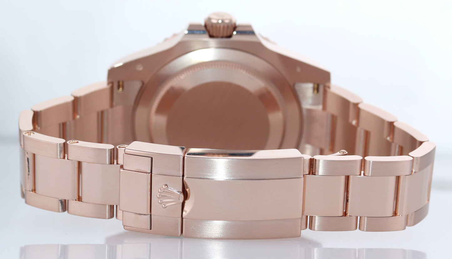 2023 MINT Rolex GMT Master Rose Gold Ceramic Root Beer 126715 Watch Box