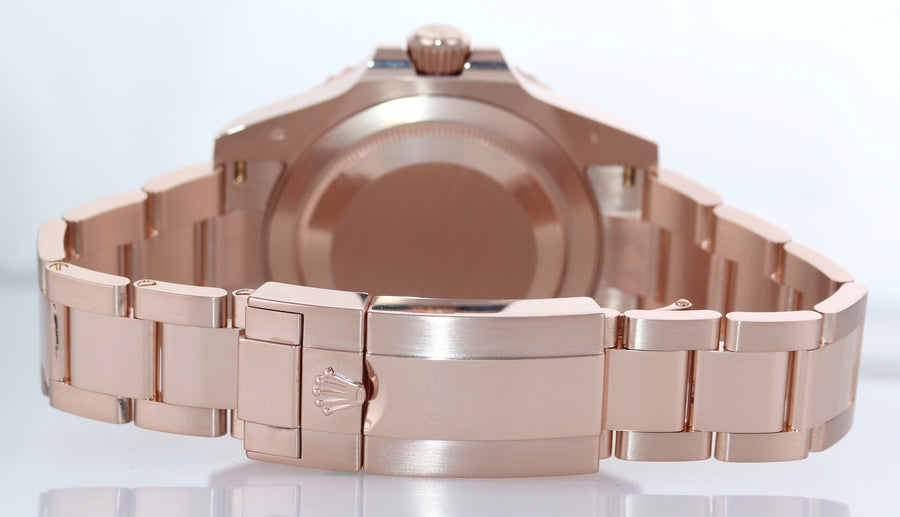 2023 MINT Rolex GMT Master Rose Gold Ceramic Root Beer 126715 Watch Box