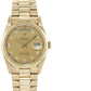 Rolex President Champagne Factory Diamond Double Quick Gold Watch 18238 Box