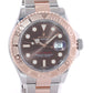 PAPERS MINT 2018 Rolex Yacht-Master 116621 CHOCOLATE 40mm Rose Gold Steel Watch