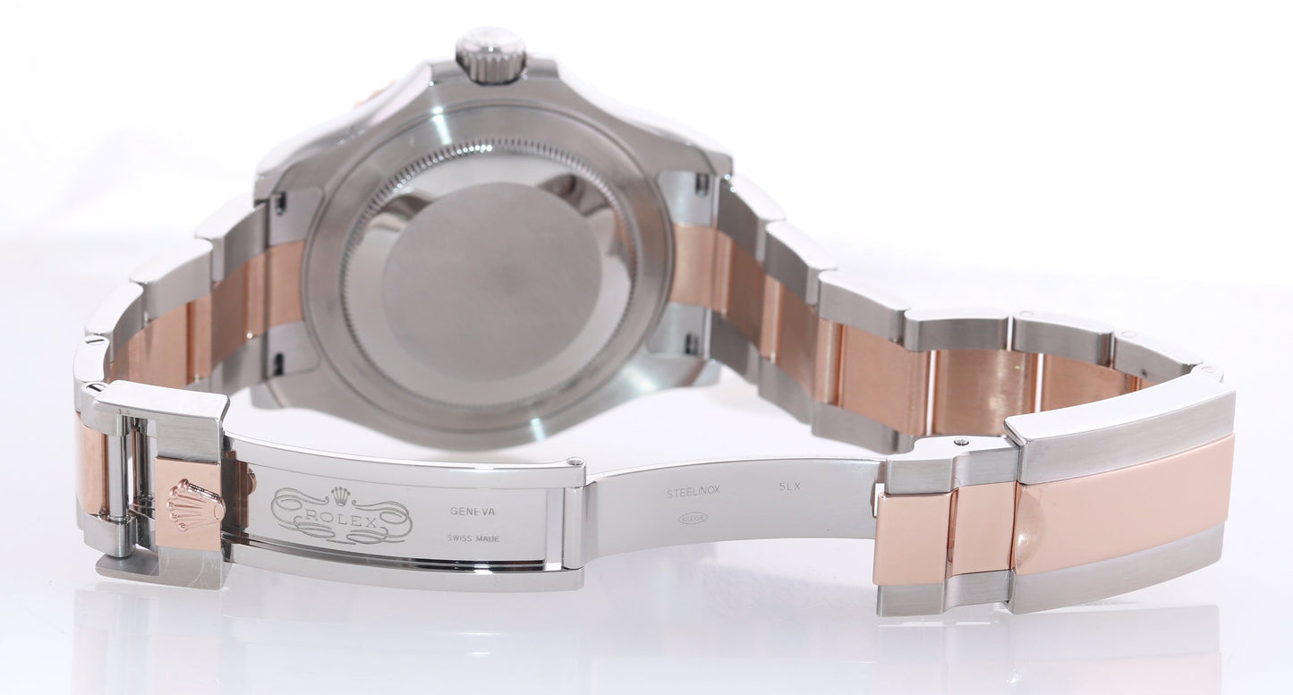 PAPERS MINT 2018 Rolex Yacht-Master 116621 CHOCOLATE 40mm Rose Gold Steel Watch